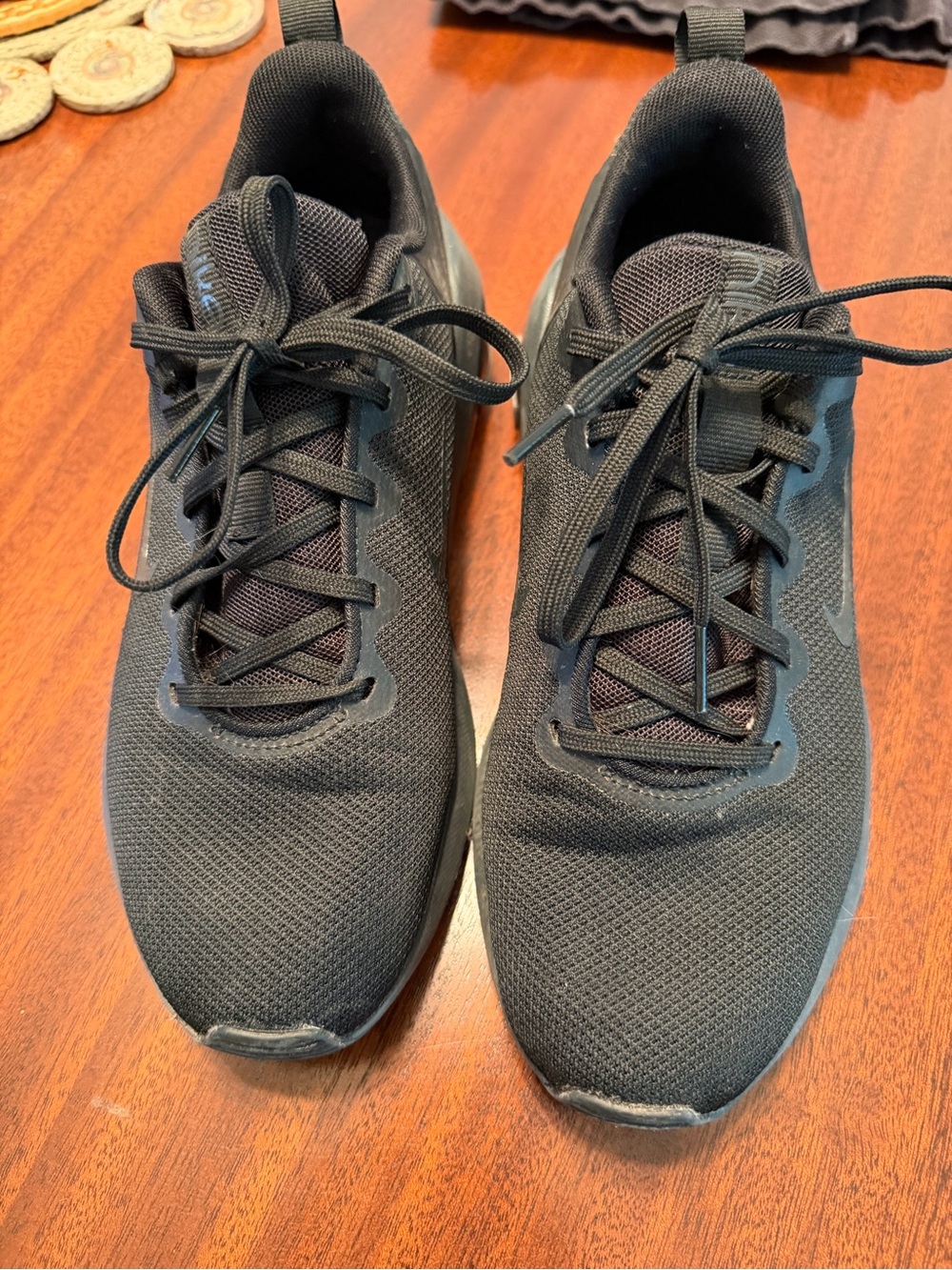 Nike Women's Black Mesh Athletic Sneakers